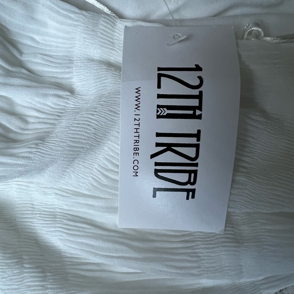 12th Tribe White Open Back Dress - Picture 6 of 6